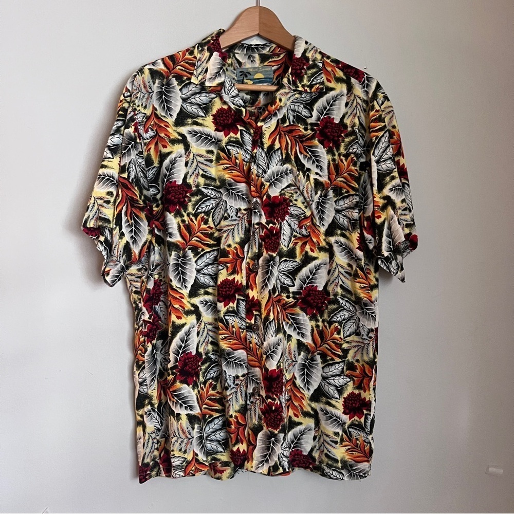 Maui Sunset Vintage Hawaiian Shirt Size M Like New Gorgeous
